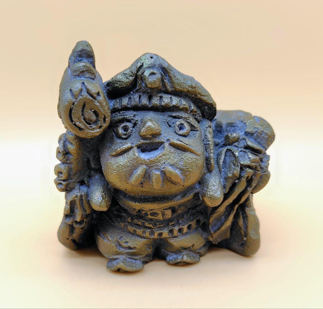 東大寺長老 清水公照 泥仏「大黒天」 ブロンズ製