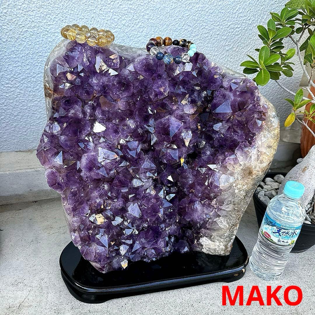 M1615☆アメジストクラスター27.6Kg☆天然石　原石