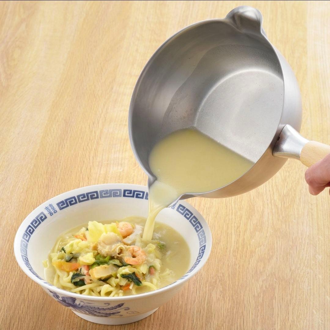 新品 aikata アイカタ 両口ステンレス雪平鍋フタ付き 18cm