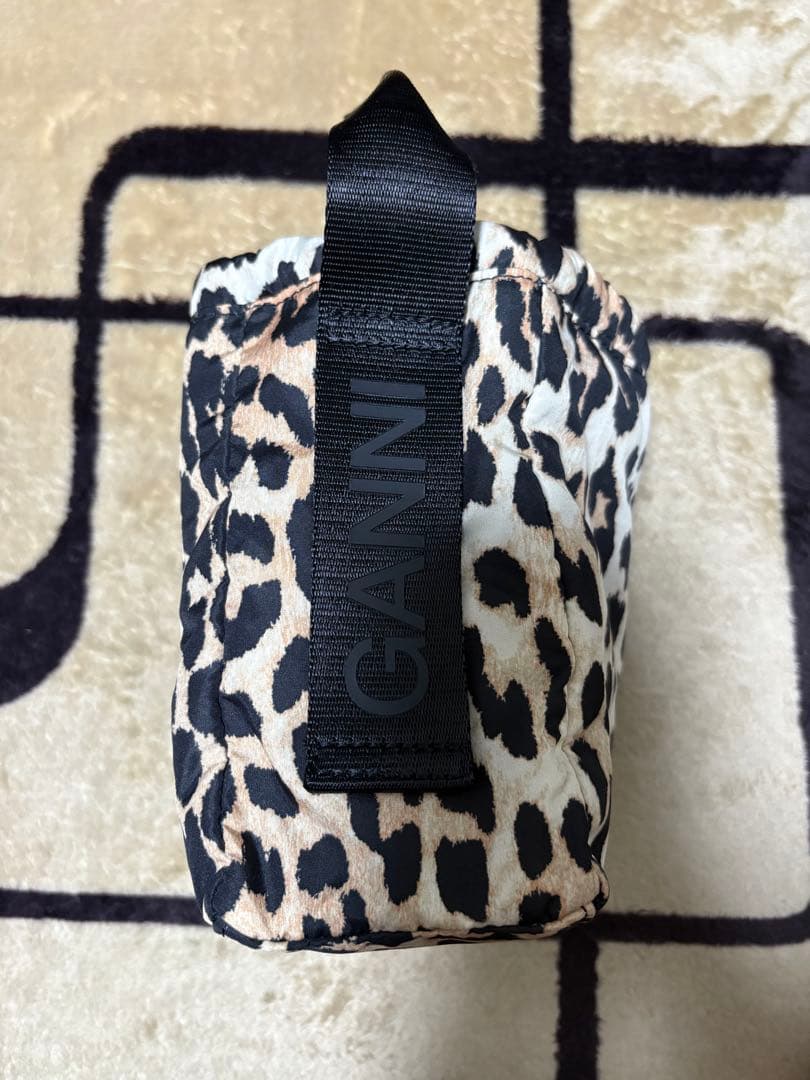 GANNI バッグ　ヒョウ柄