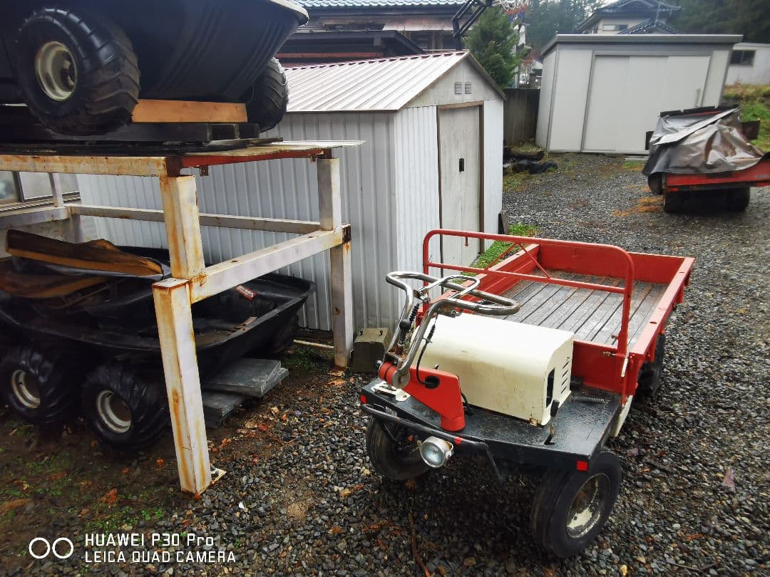 運搬用トレーラー 薪　運び　引き取り限定　オイル交換　プラグ新品