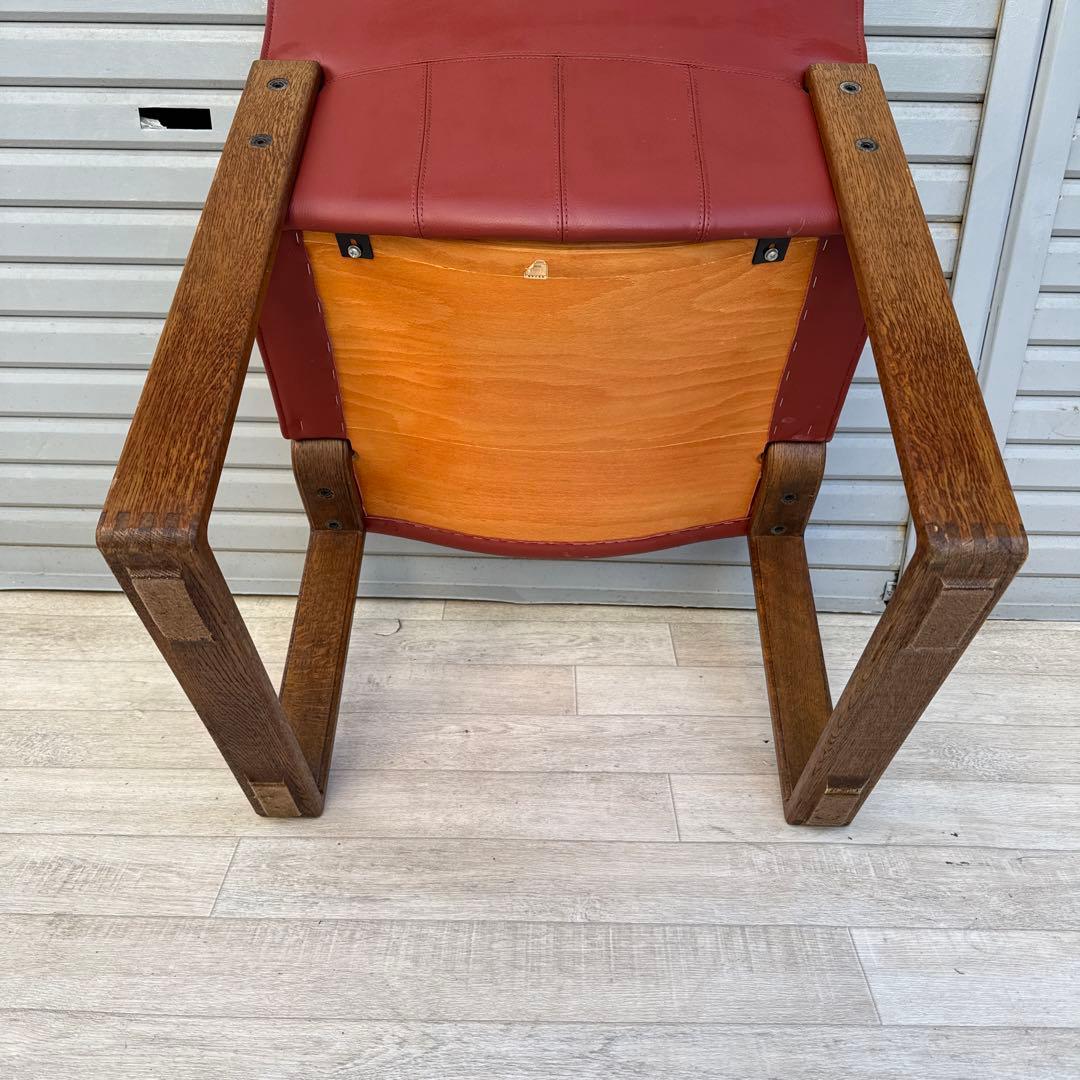 カンディハウス　ボルス ダイニング アームチェア　本革　②