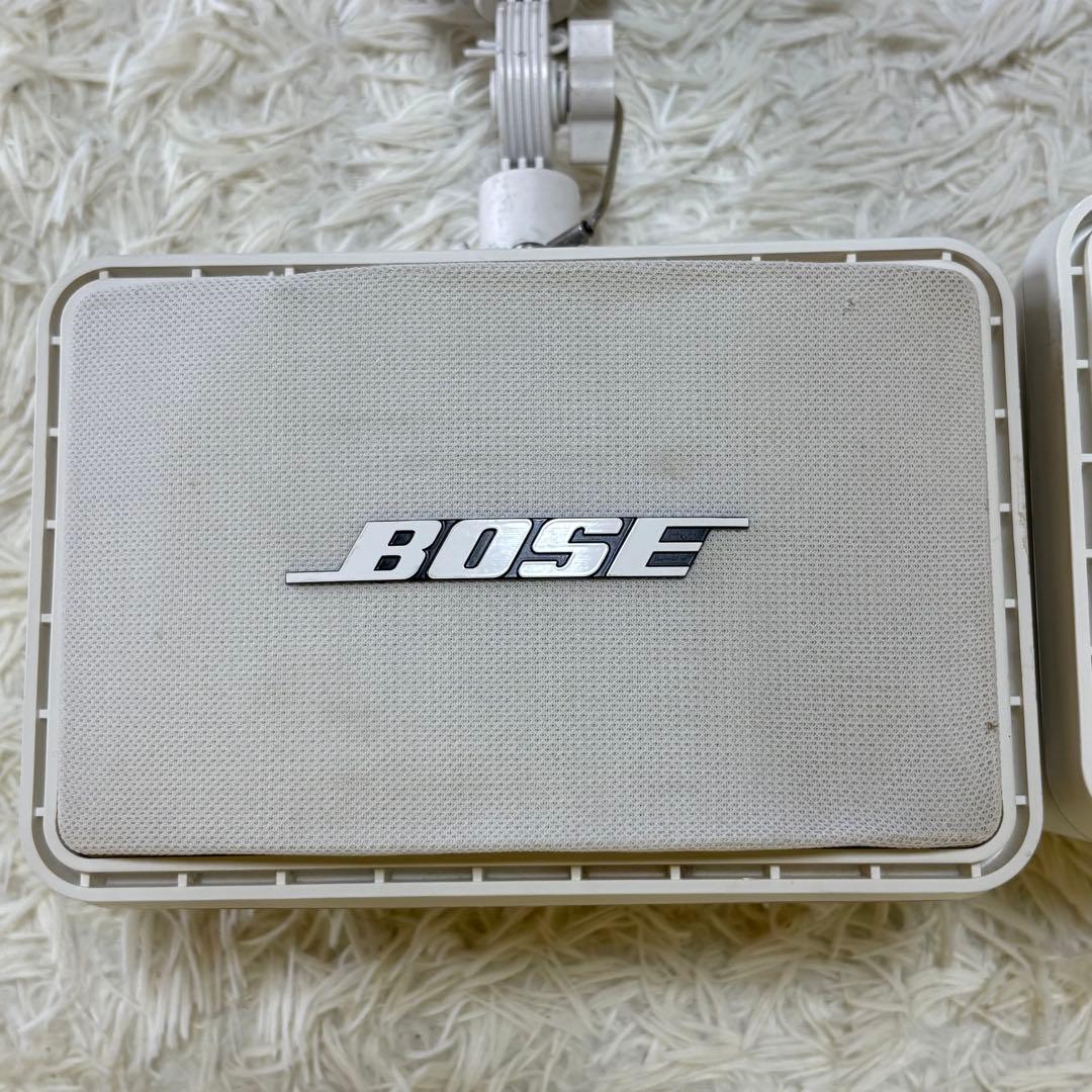 BOSE ボーズ 111ADW ペアスピーカー 白 純正吊り金具付 音出し確認済