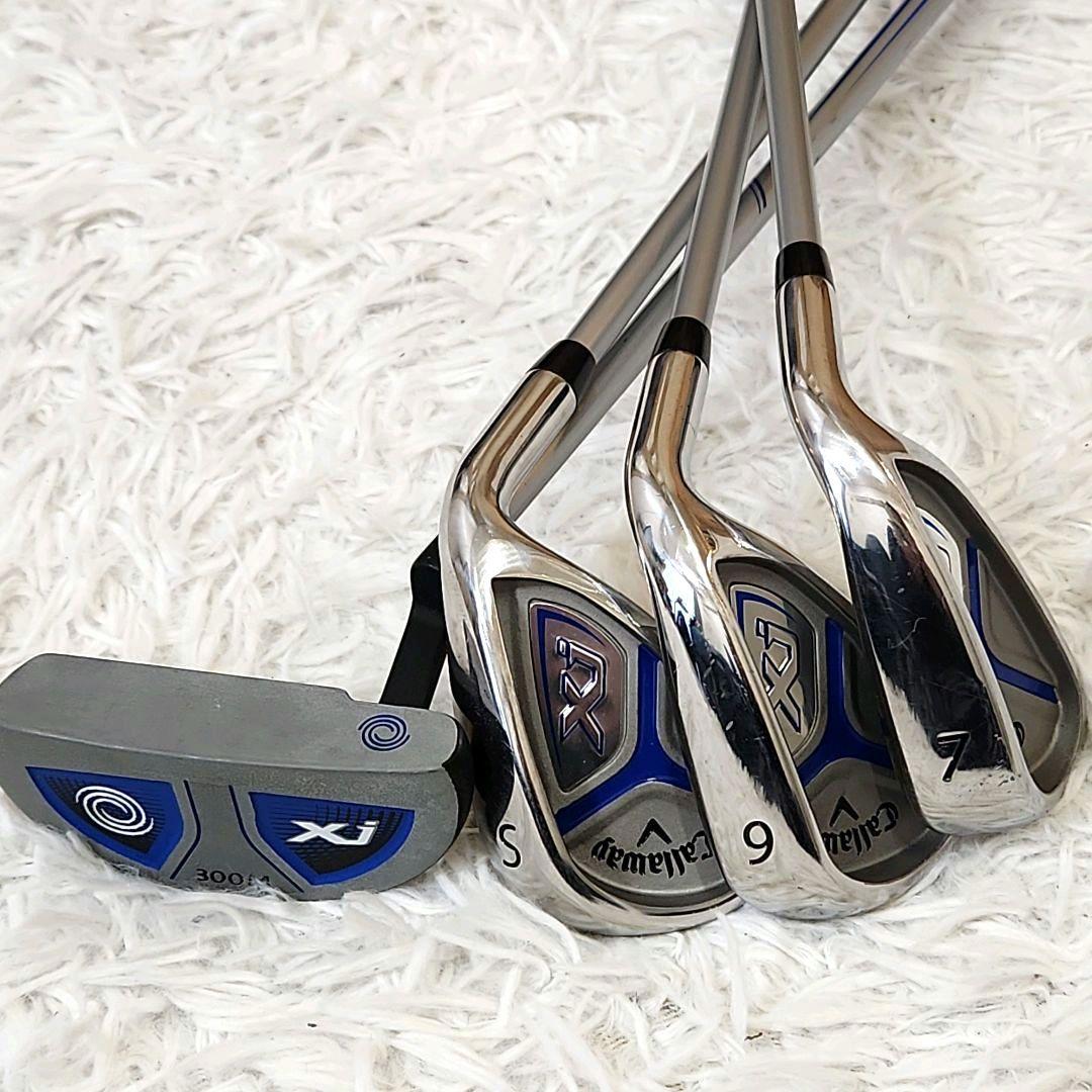 キャロウェイ Xj2 ジュニア ゴルフクラブセット 4本 アイアン パター