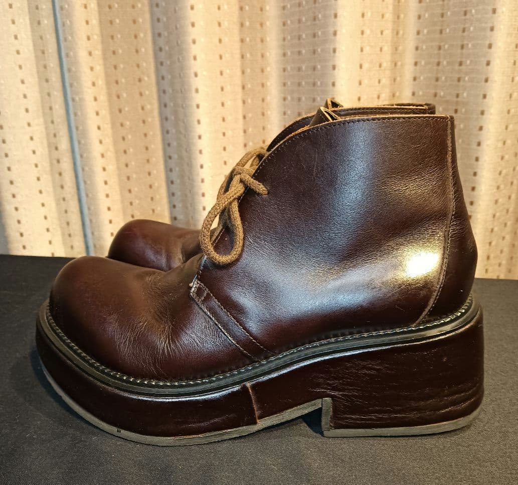 15haoku 03様ご依頼　☆JPG ハイカットブーツ☆　厚底本革レザー