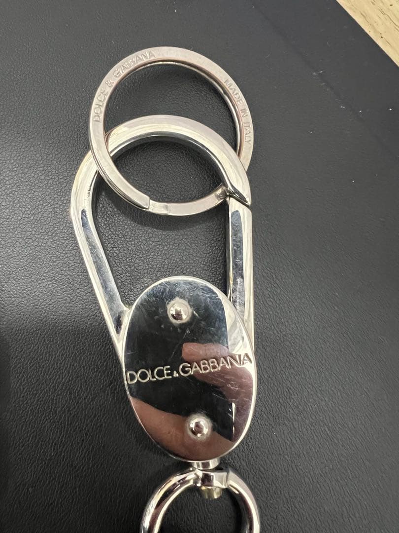 DOLCE&GABBANA チェーン付きキーホルダー