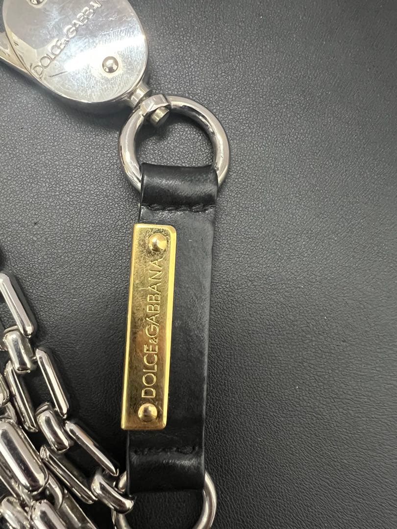 DOLCE&GABBANA チェーン付きキーホルダー