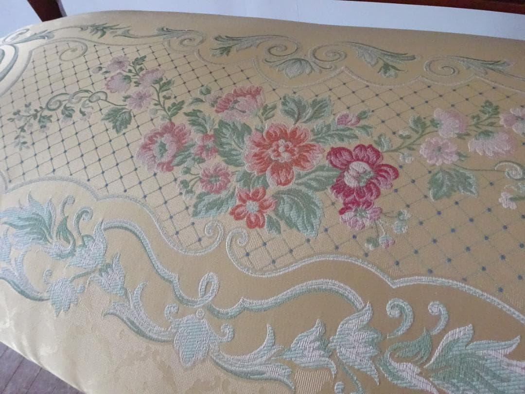 K0406様　イタリア家具　ヨーロピアンアンティーク調　2Pチェア　ラブソファ