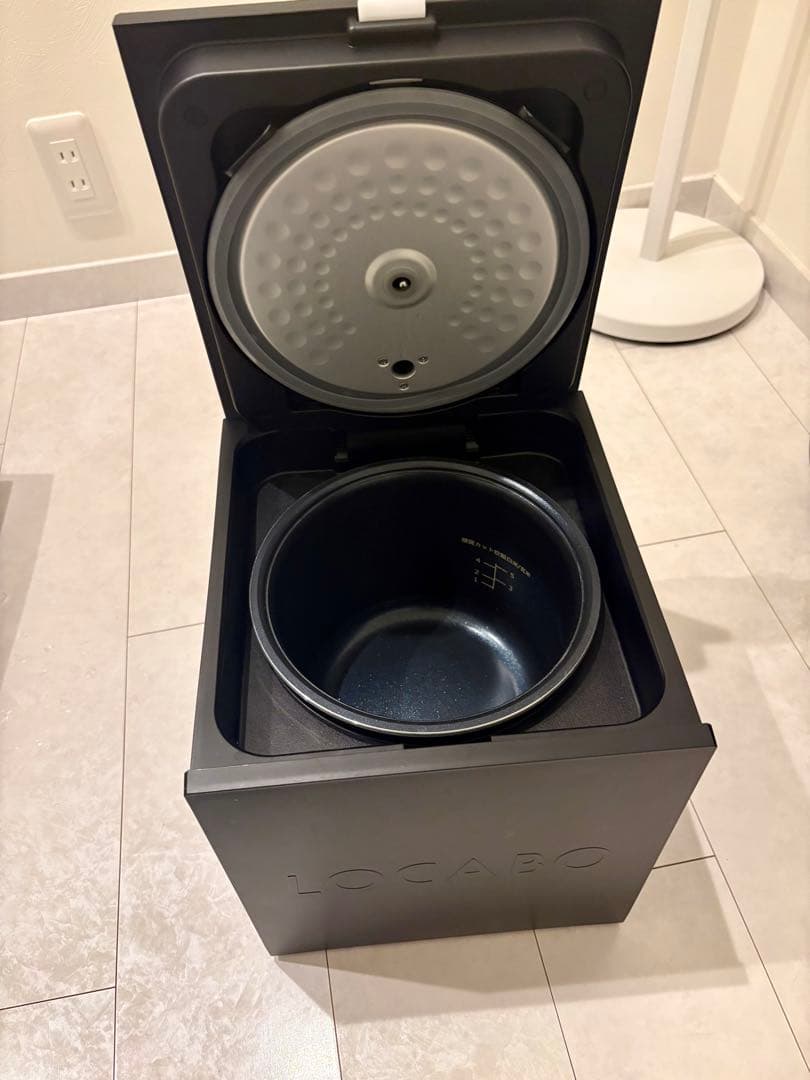 LOCABO V 糖質カット炊飯器 5合対応（ブラック）