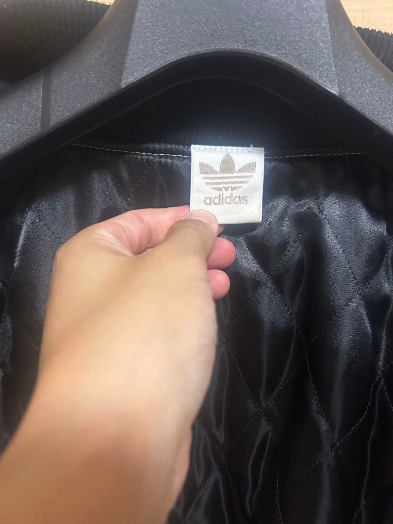 80s アディダス　スタジャン　ナイロンフリースジャケット adidas 希少