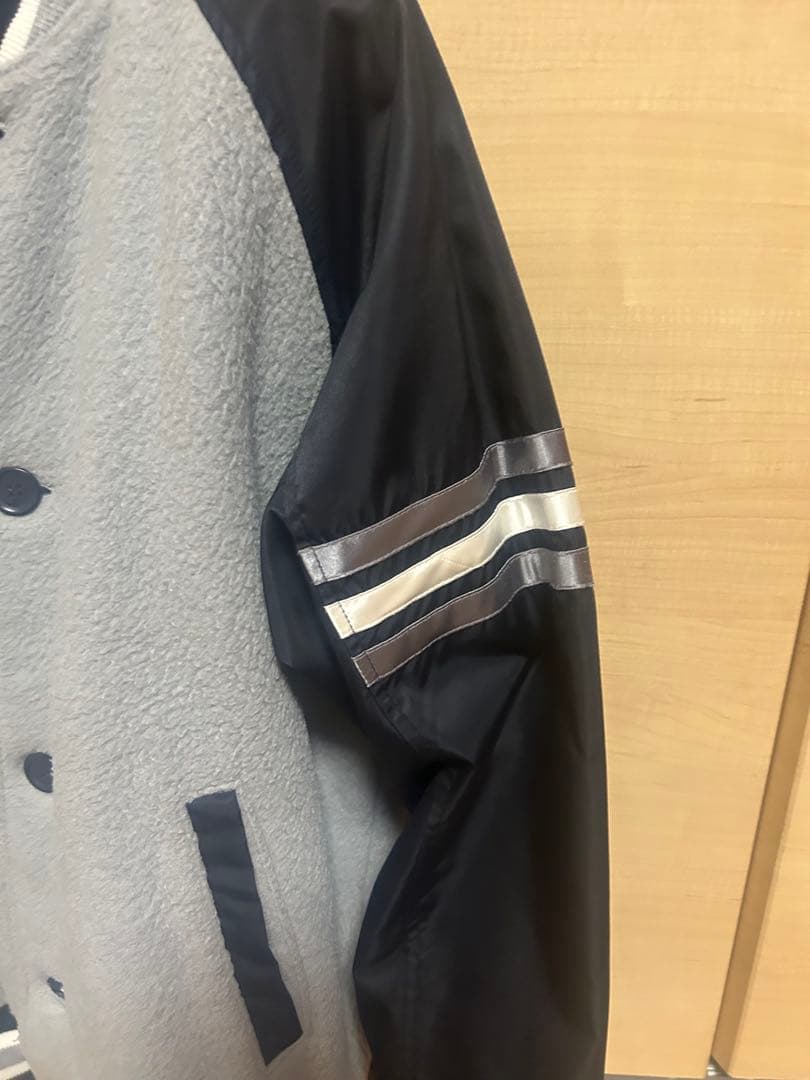 80s アディダス　スタジャン　ナイロンフリースジャケット adidas 希少