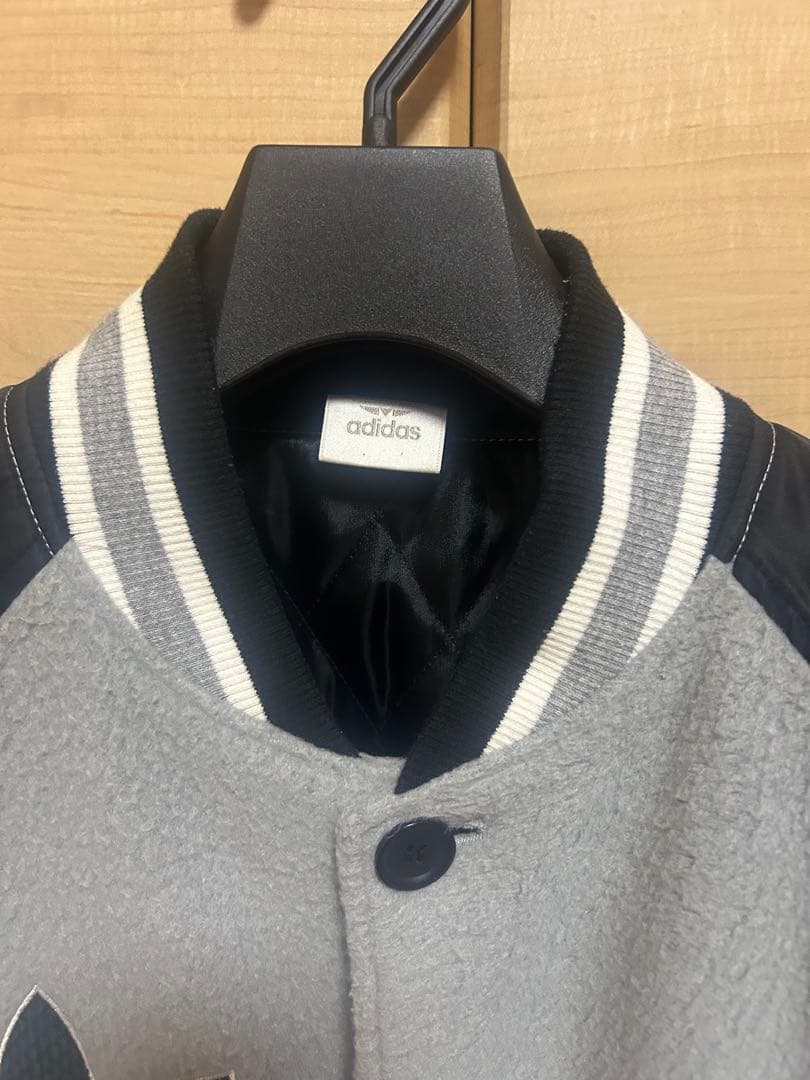 80s アディダス　スタジャン　ナイロンフリースジャケット adidas 希少