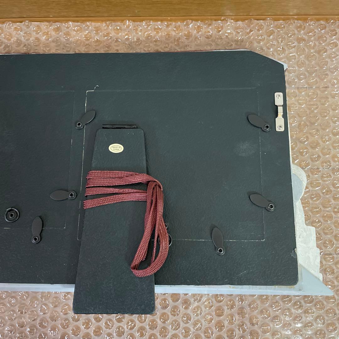 アンティーク　立体フォトフレーム　写真立て　窓　扉　家　花　階段　椅子　絵画