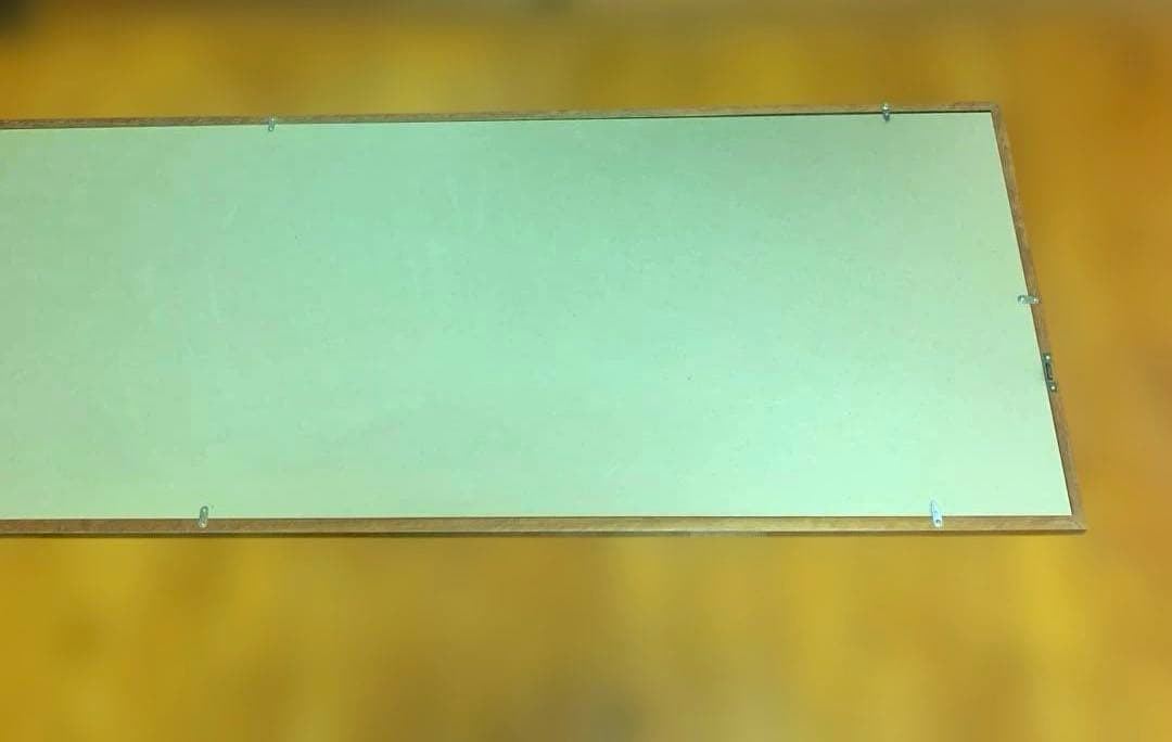 大型　木製　書道　水墨画　額縁　長辺170cm×短辺48cm×厚さ3.5cm