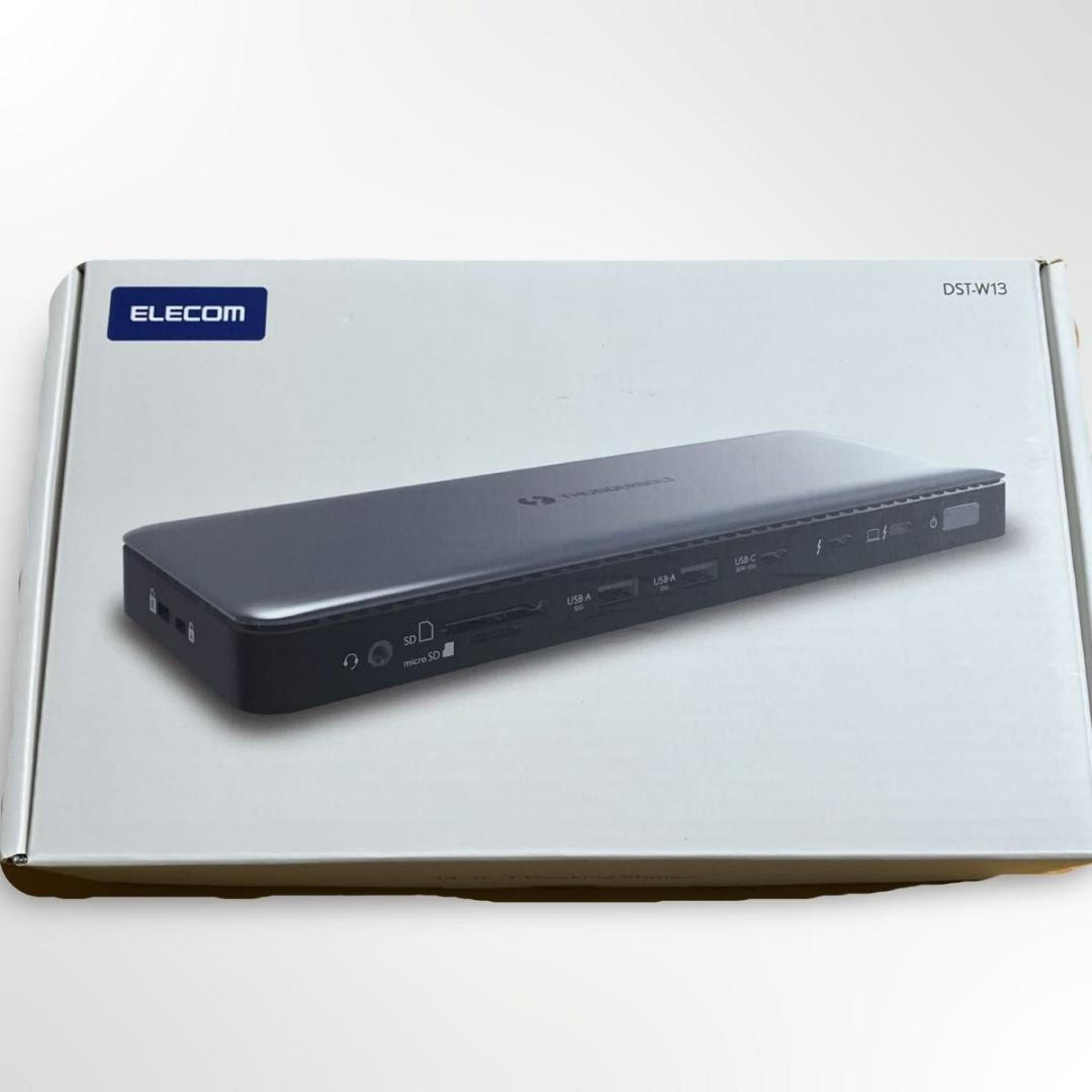 【極美品】エレコム ドッキングステーション DST-W13 96W 8k 対応