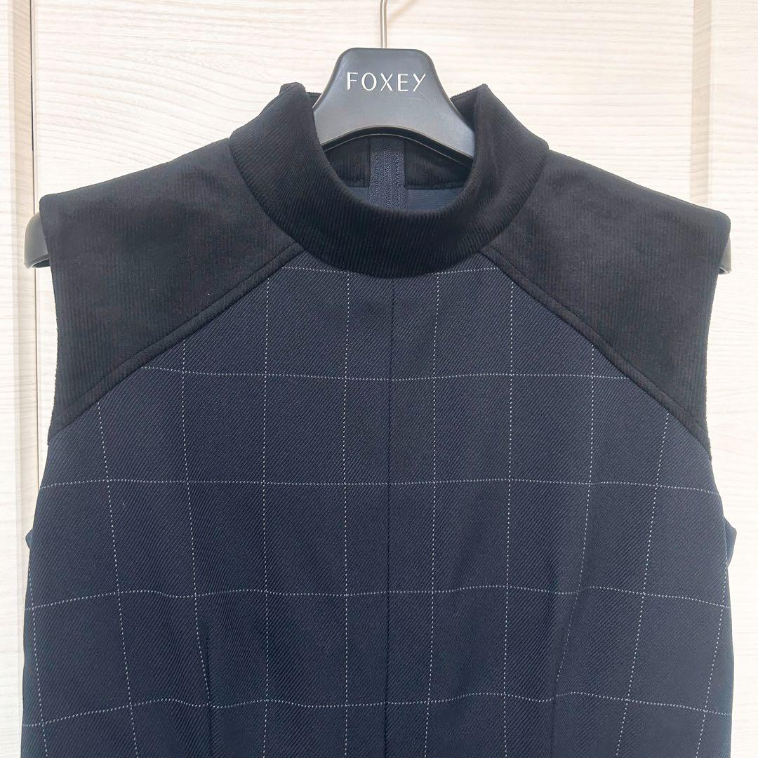 新品タグ付き✨希少◇日本製 FOXEY フォクシー ワンピース Aライン 42