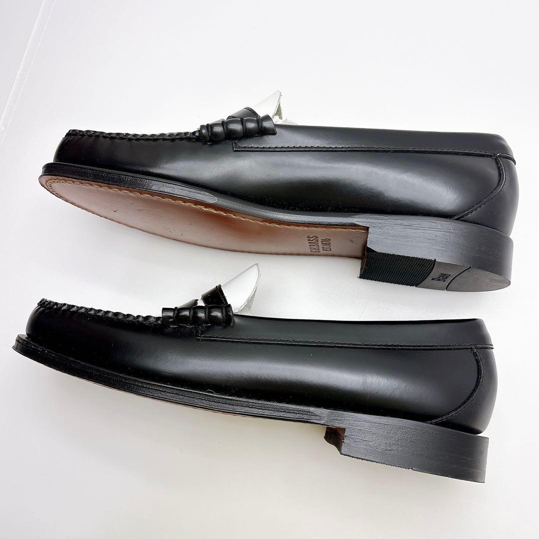 【訳あり美品】ジーエイチバス　ラーソン　モックペニー　バイカラーローファー