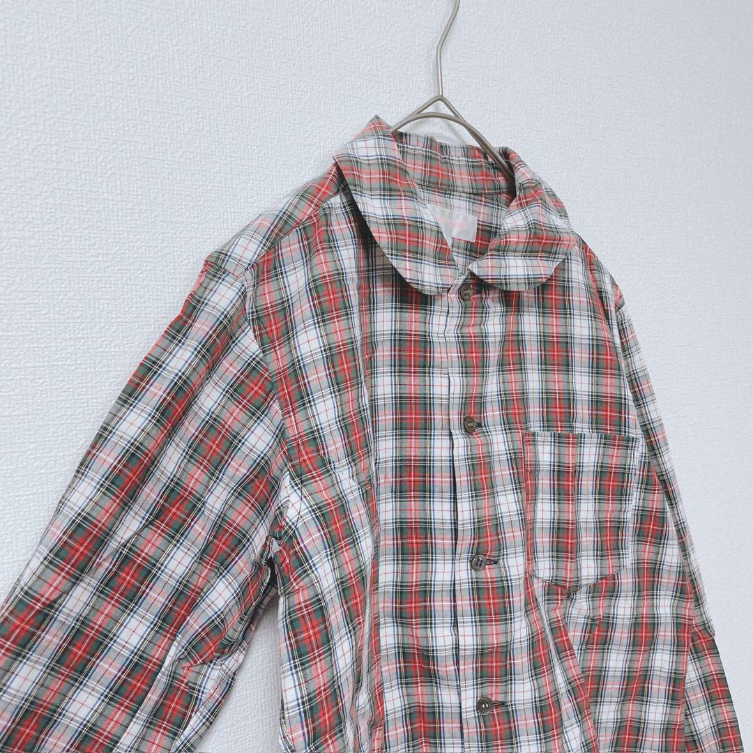 コムデギャルソンシャツ　シャツ　羽織　カジュアル　丸襟　薄手　コットン100　Ｓ