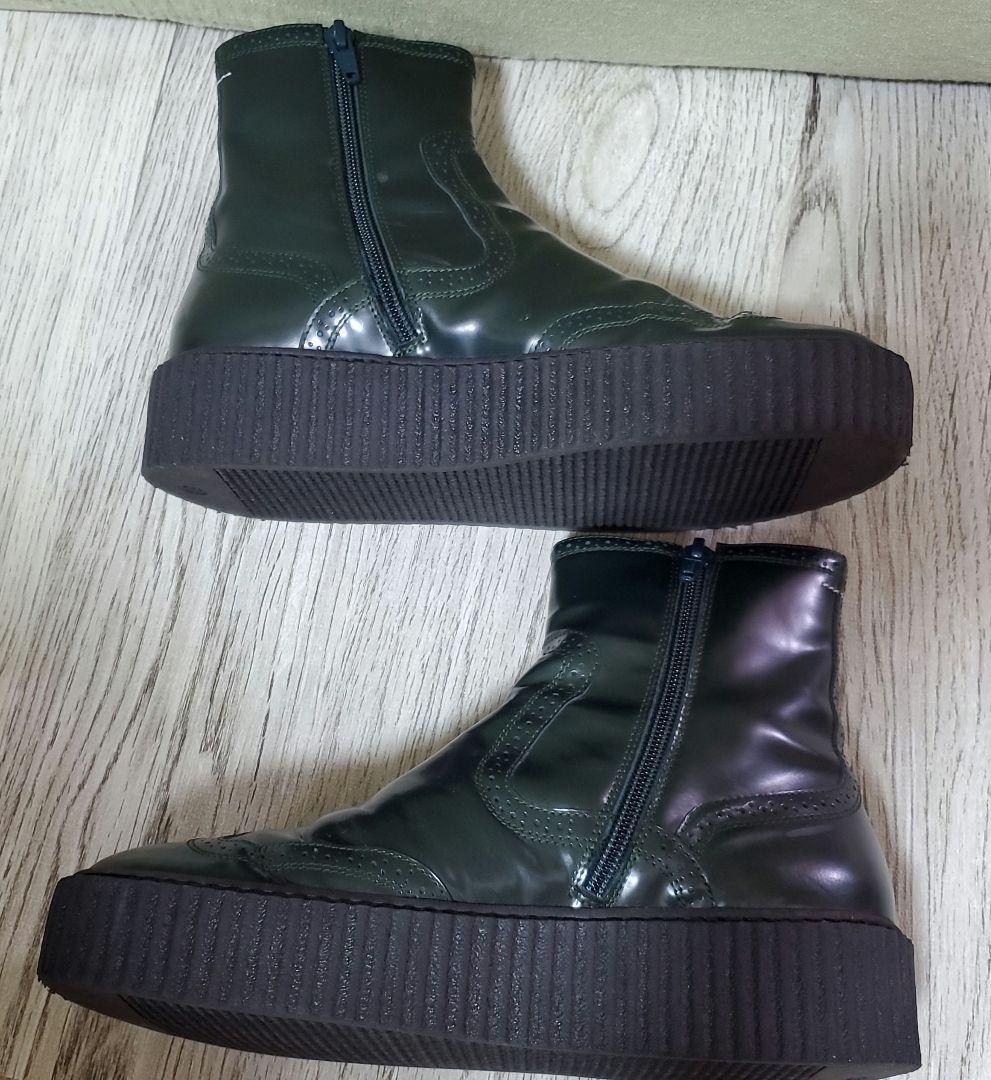 希少 MM6 メゾンマルジェラ レザーブーツ37