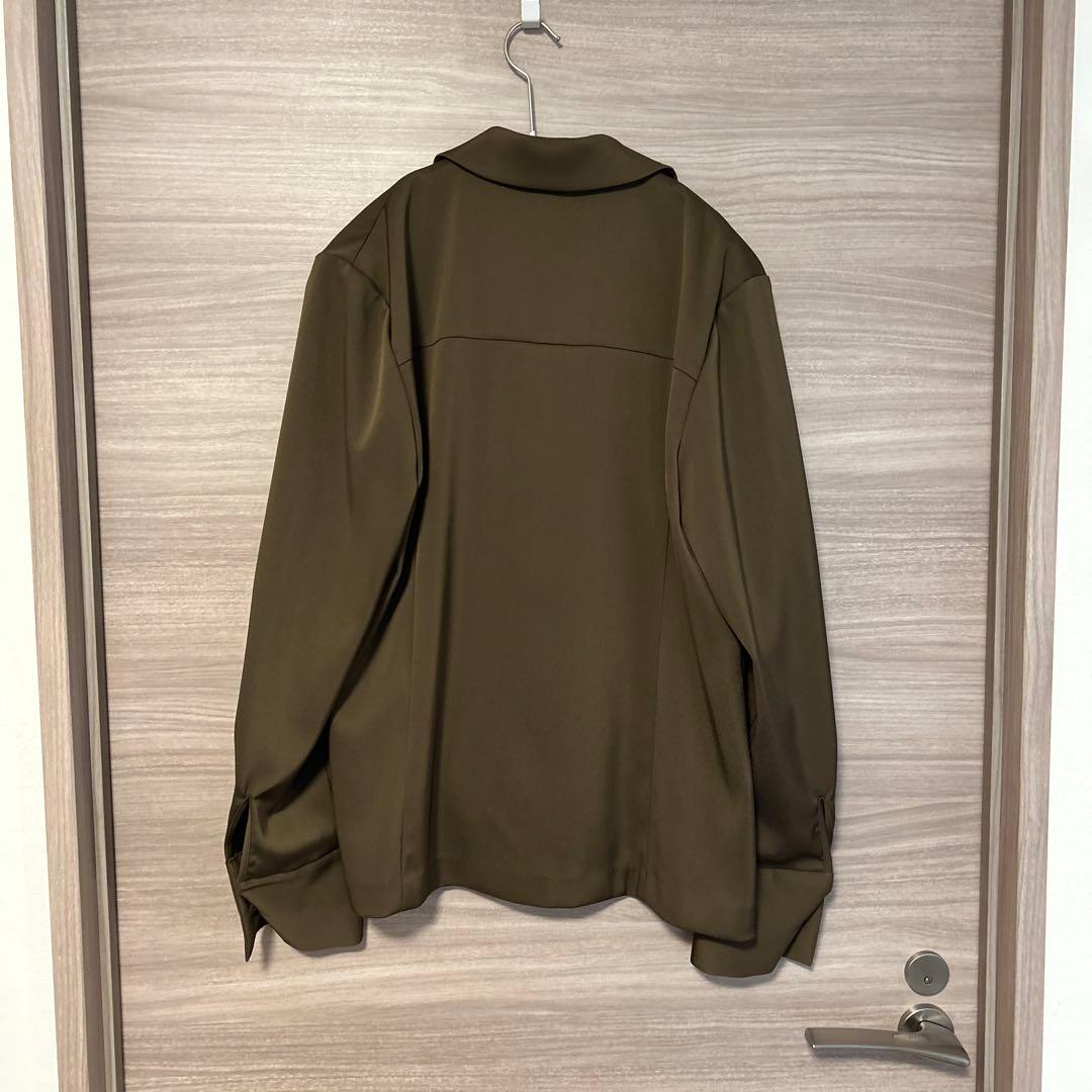 RIM.ARK 26SS Open collar slim SH JKブラウン