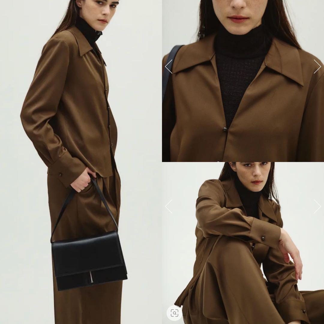 RIM.ARK 26SS Open collar slim SH JKブラウン