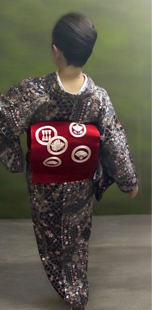 ご成約です逸品 豪華総柄小紋 正絹 特典として帯プレゼント