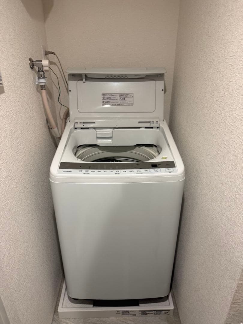 【美品】日立 全自動洗濯乾燥機 ビートウォッシュBW-V80FE8 W 8kg