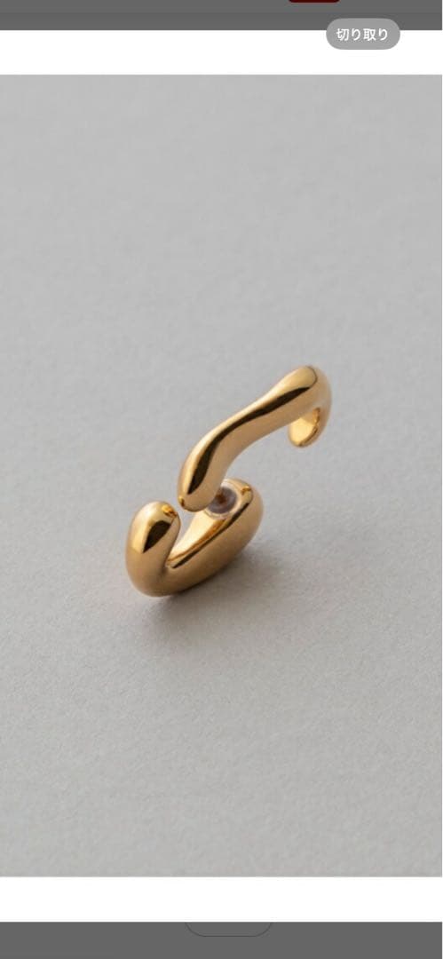 【koto】ete エテ　ウェーブ フローピアス 片耳ピアス