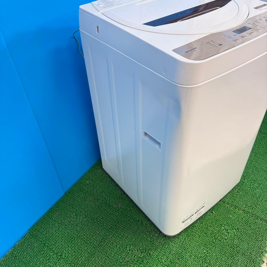 743 SHARP 洗濯機　2023年製　穴無し槽　容量6kg 冷蔵庫も有　美品