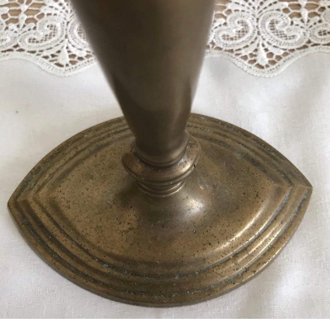 燭台　キャンドルスタンド　キャンドルホルダー　アンティーク　ヴィンテージ　真鍮？