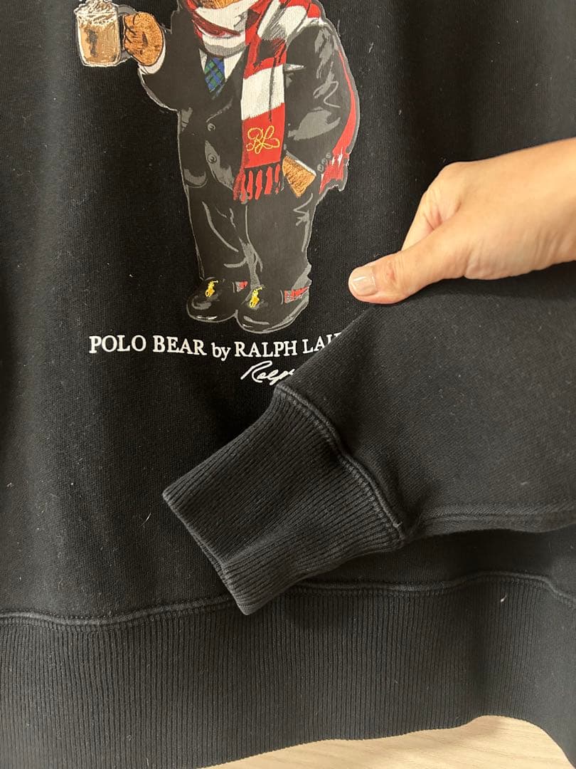 Polo Bear by Ralph Lauren ブラック スウェット　M