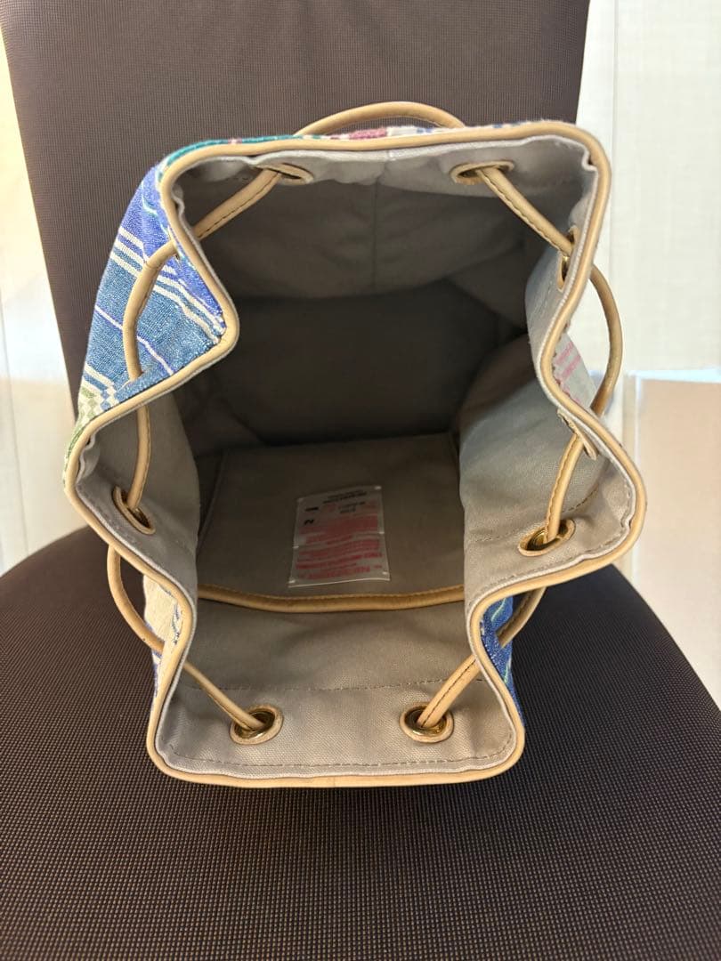 NICENESS GYSIN スモールダッフルバッグ ストライプ マルチカラー