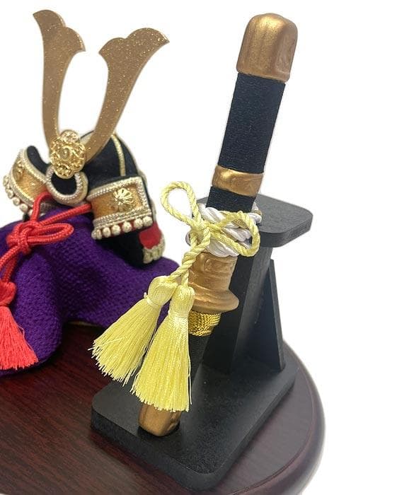 飛翔兜　弓太刀セット　五月人形兜飾り　端午の節句卓上飾り　リュウコドウ　龍虎堂