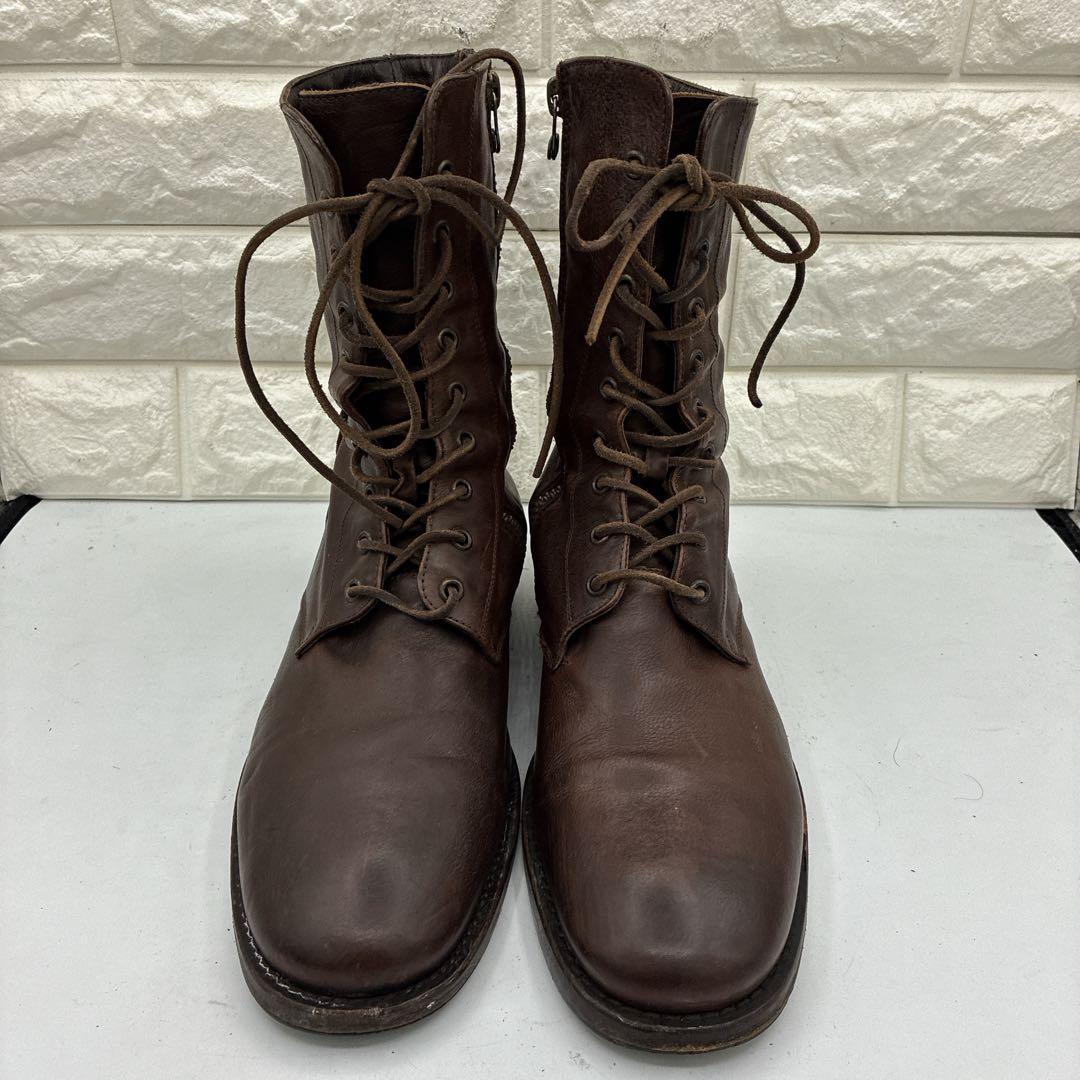 名作✨BUTTEROブッテロ B1119 レースアップブーツ サイドジップ 40