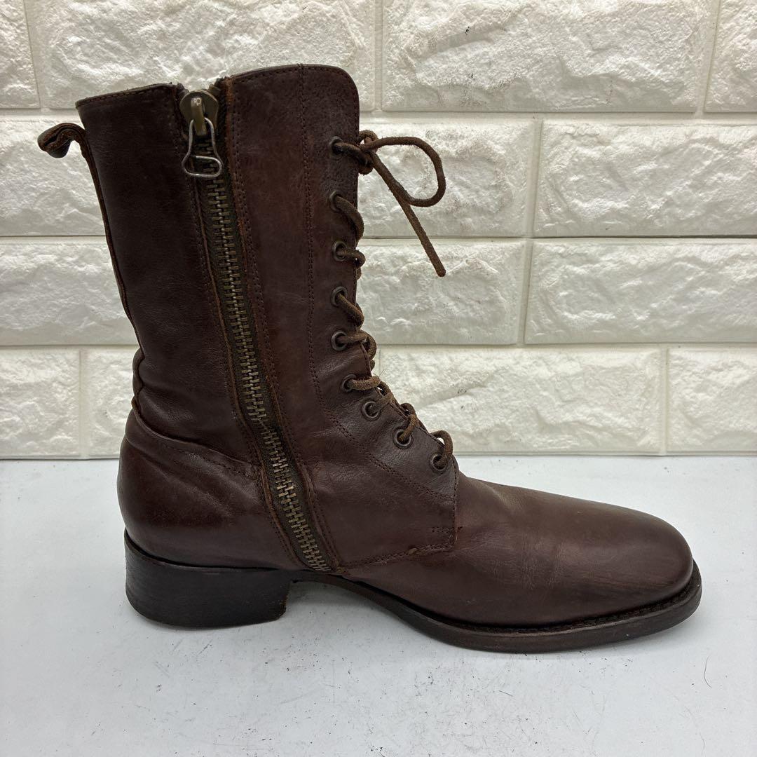 名作✨BUTTEROブッテロ B1119 レースアップブーツ サイドジップ 40