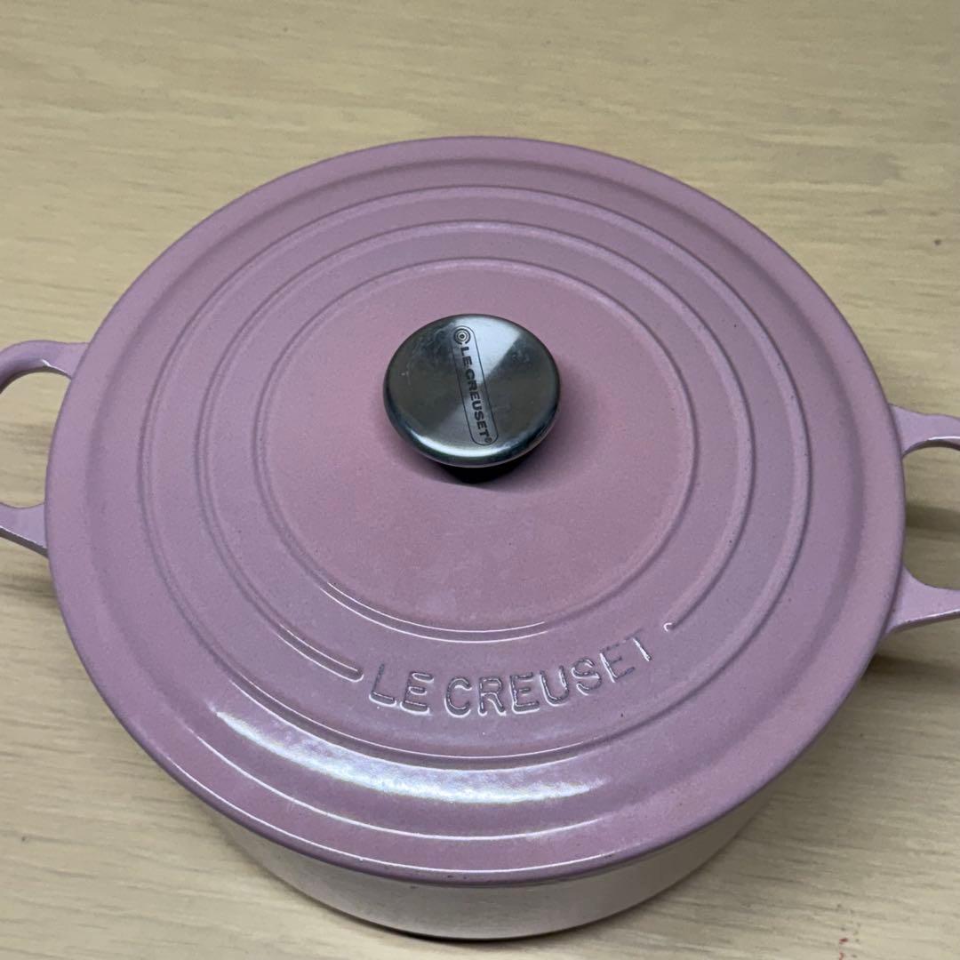ルクルーゼ ココット ジャポネーズ 24cm モーヴピンク