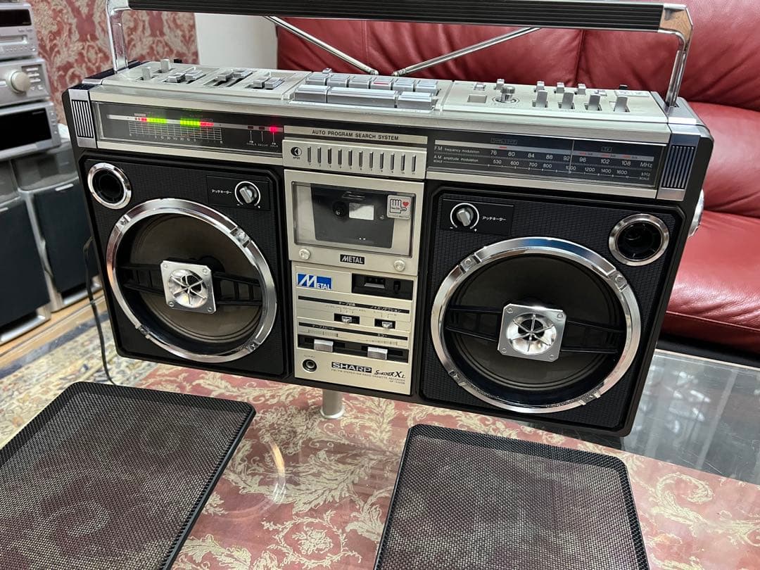 内蔵BLTに変更可能 SHARP ラジカセ GF-508SB整備済 動作品美品