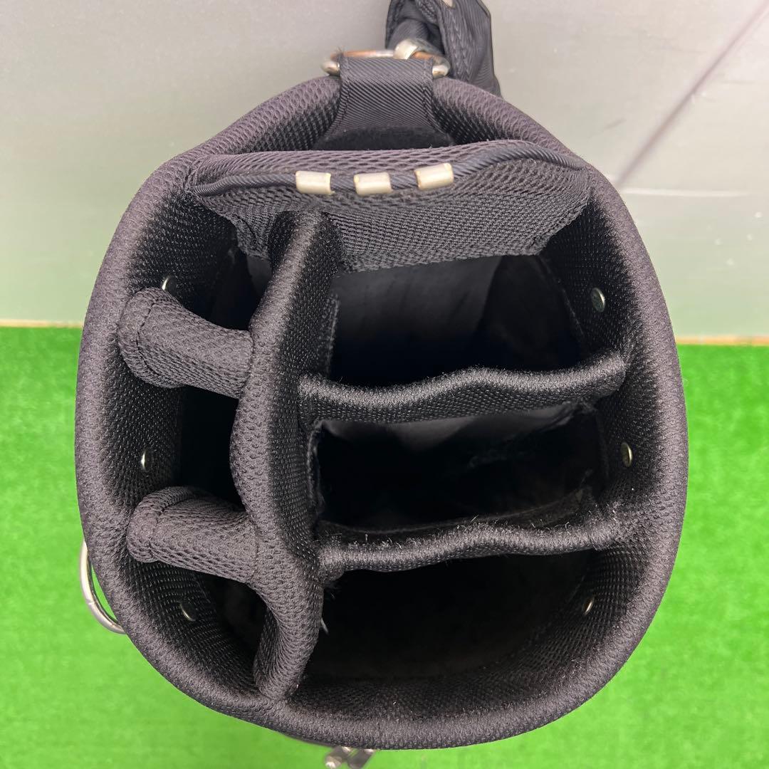 アディダス adidas ゴルフバッグ　8インチ　ブラック　中古品　メンズ