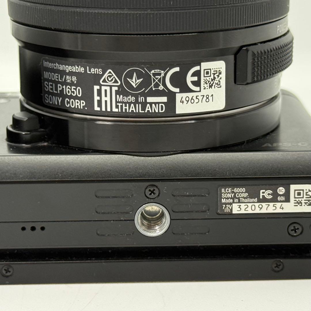 SONY α6000 ILCE-6000Y ダブルズームレンズキット ミラーレス
