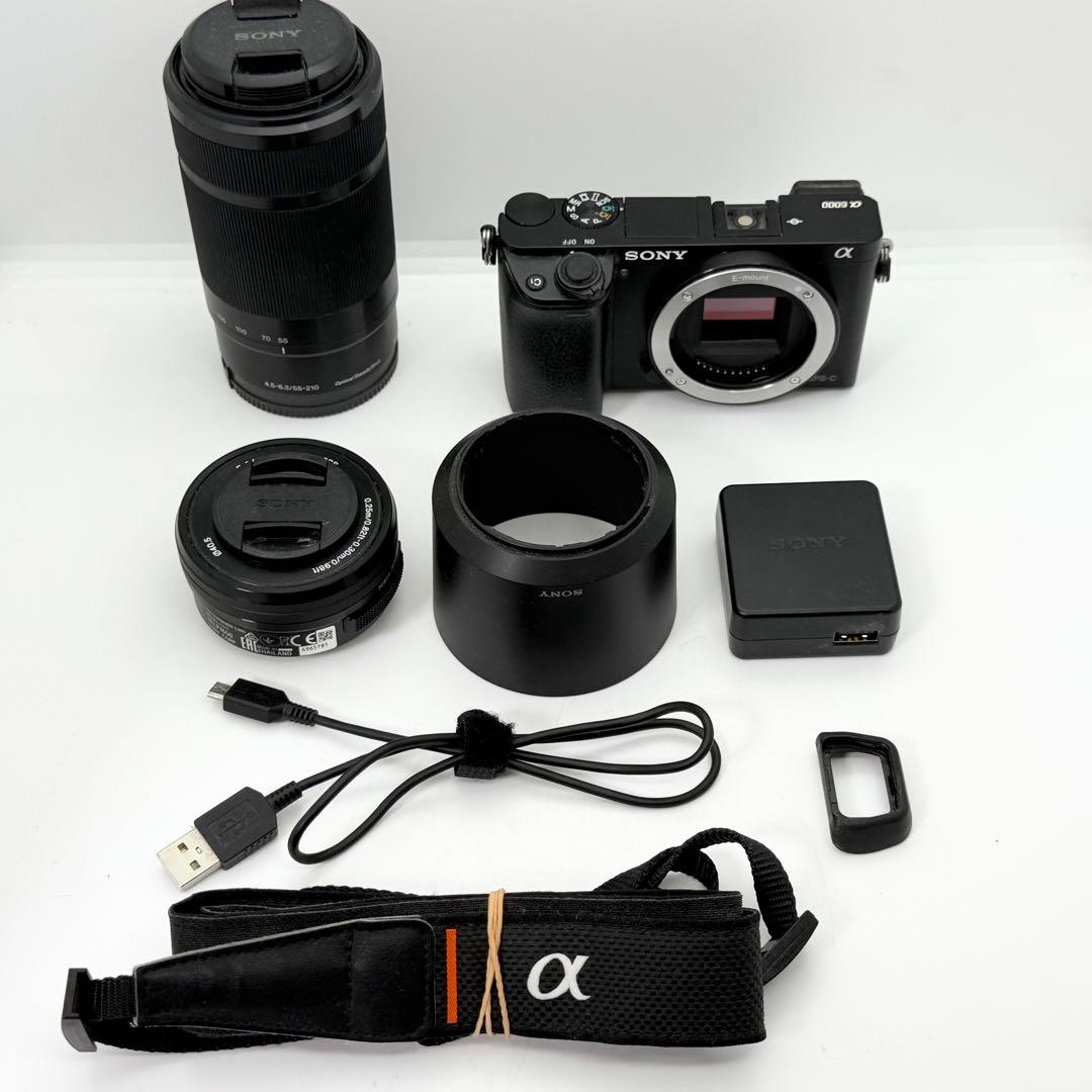 SONY α6000 ILCE-6000Y ダブルズームレンズキット ミラーレス