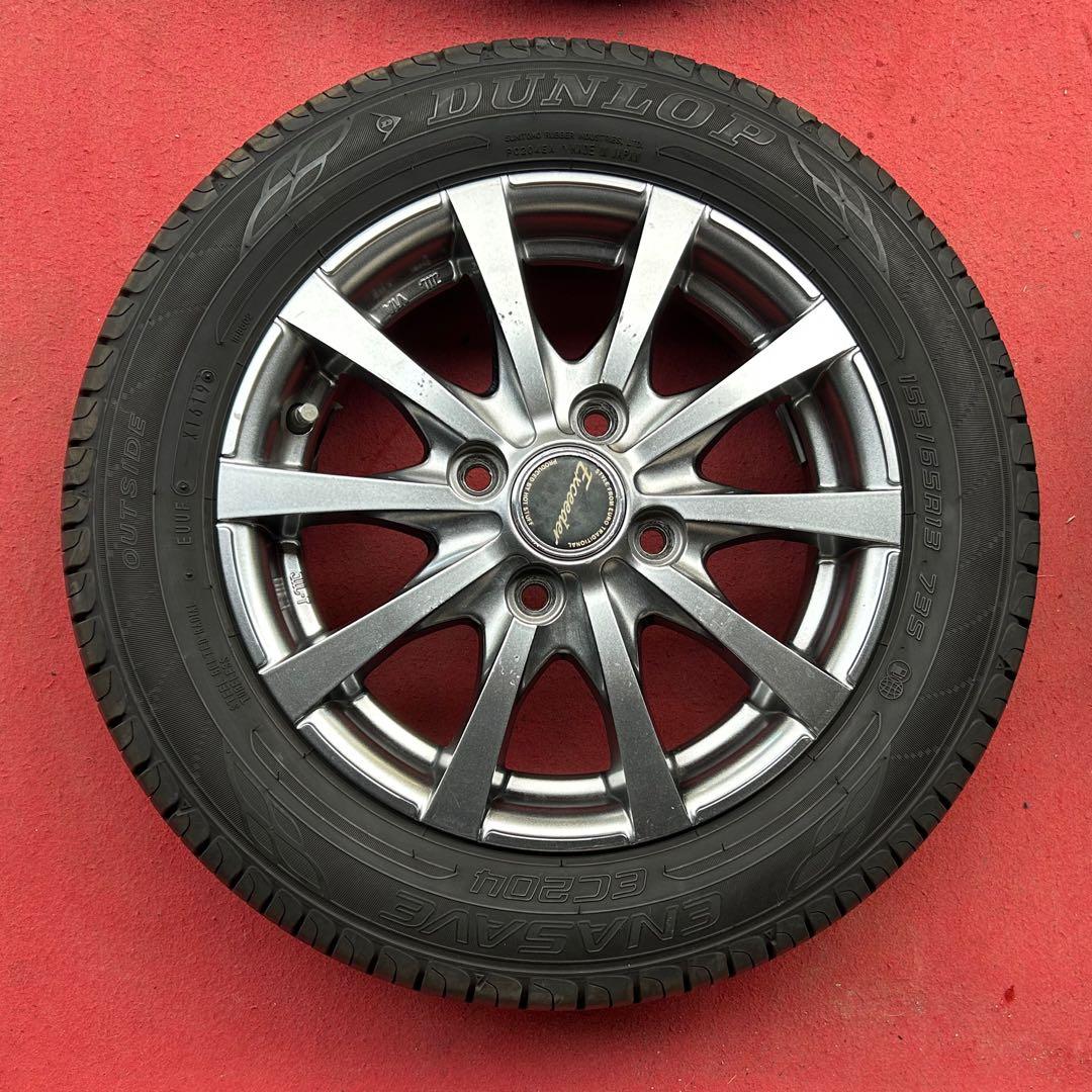 EXCEEDER社外ホイール13インチ×4.00B＋43 PCD100/4穴