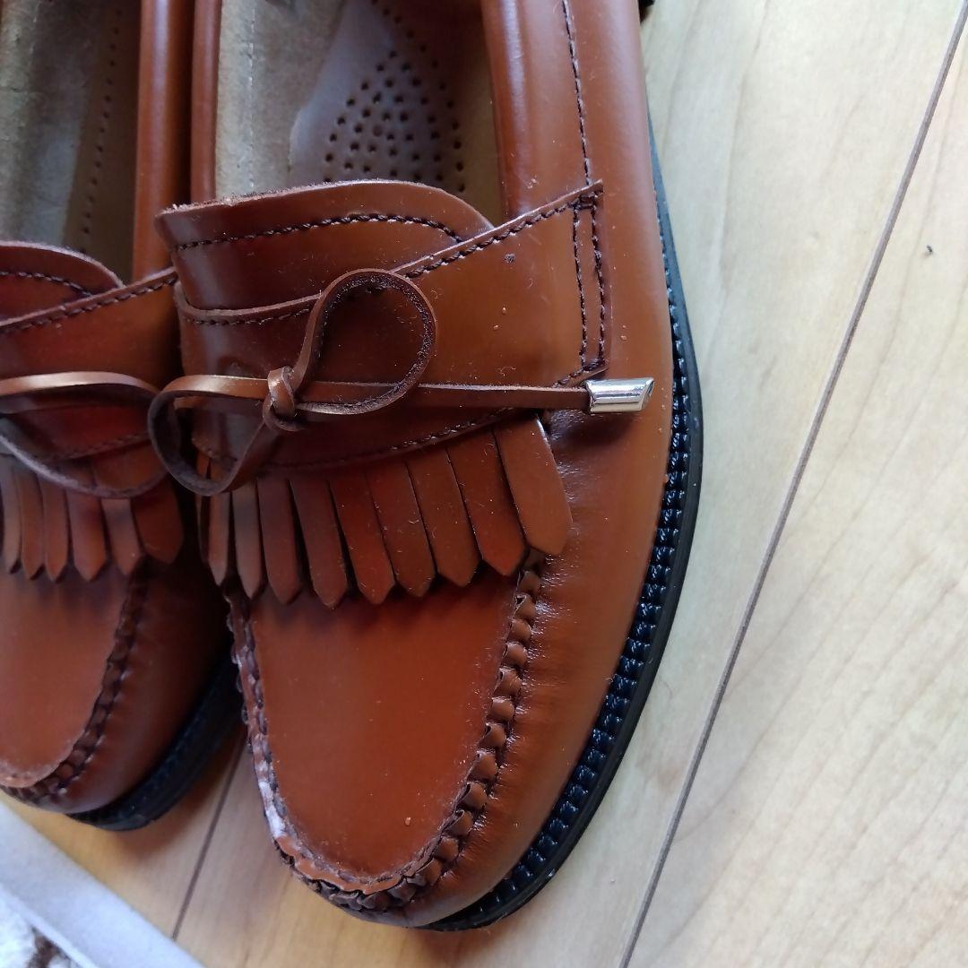 G.H. BASS WEejuns ブラウン ローファー　靴裏汚れあり　ガム汚れ