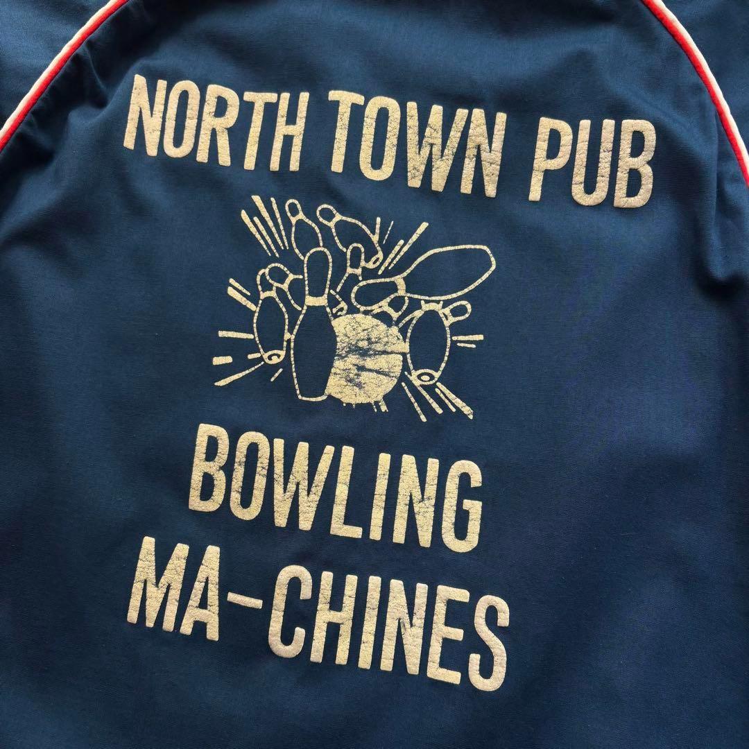 USA製　ヒルトン　ボーリングシャツ　半袖シャツ　サイズ38　ブルー　アメカジ