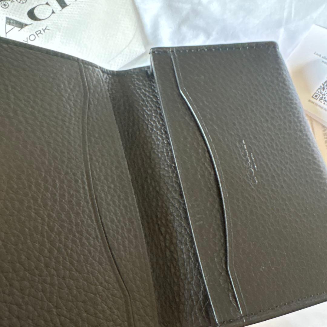 コーチ名刺入れ　ブラック　未使用