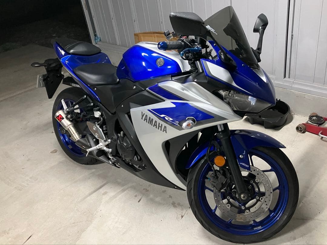 YZF-R25 3 mt25 03アクラボビッチ　マフラー ヒートガード
