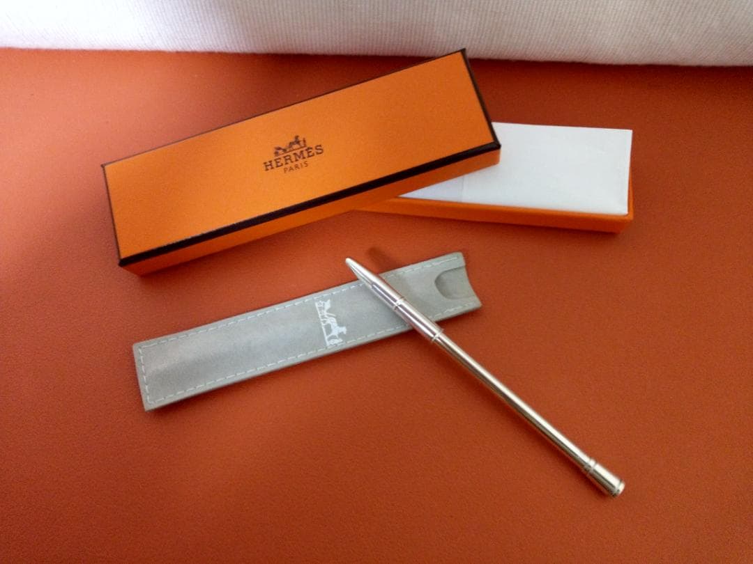 限界価格！　美品！！　エルメス　アジャンダ手帳用シルバー925ボールペン