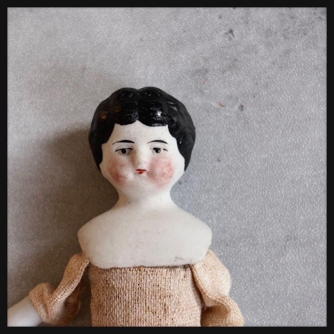 アンティーク 小さなチャイナヘッドドール　 ビスクドール