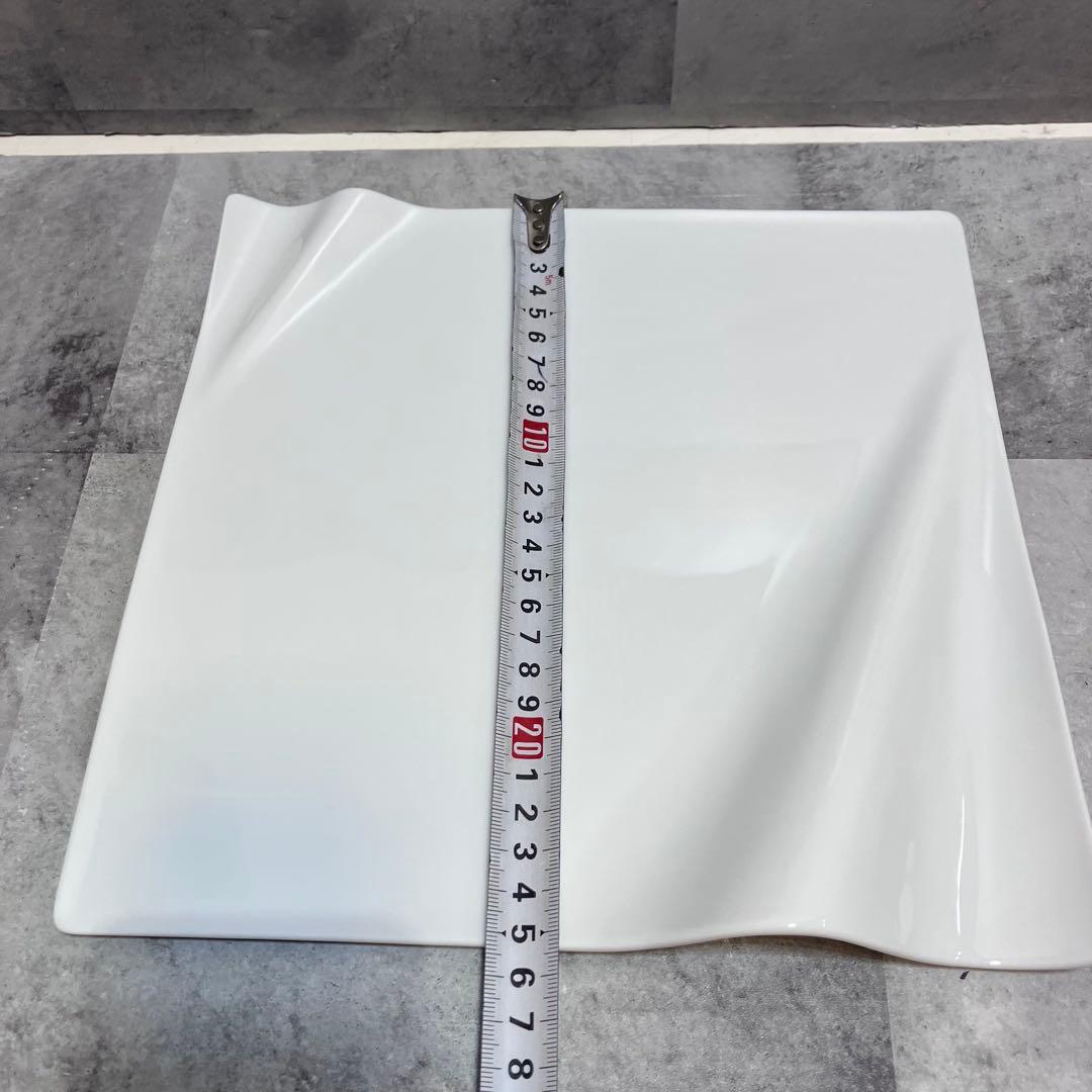 光洋陶器　KOYO スクエアプレート ピュアホワイト ネプチューン　10枚セット