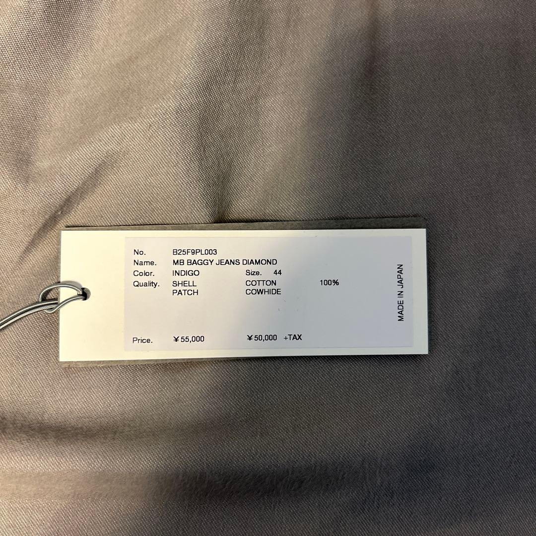 パンツ MASU 25AW MB BAGGY JEANS DIAMOND size44