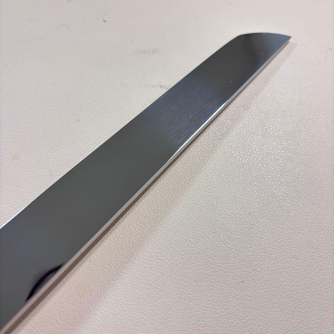 【鞘付き】270mm 先丸柳刃包丁鏡面 黒檀紫檀八角柄 刺身包丁 全鋼︔